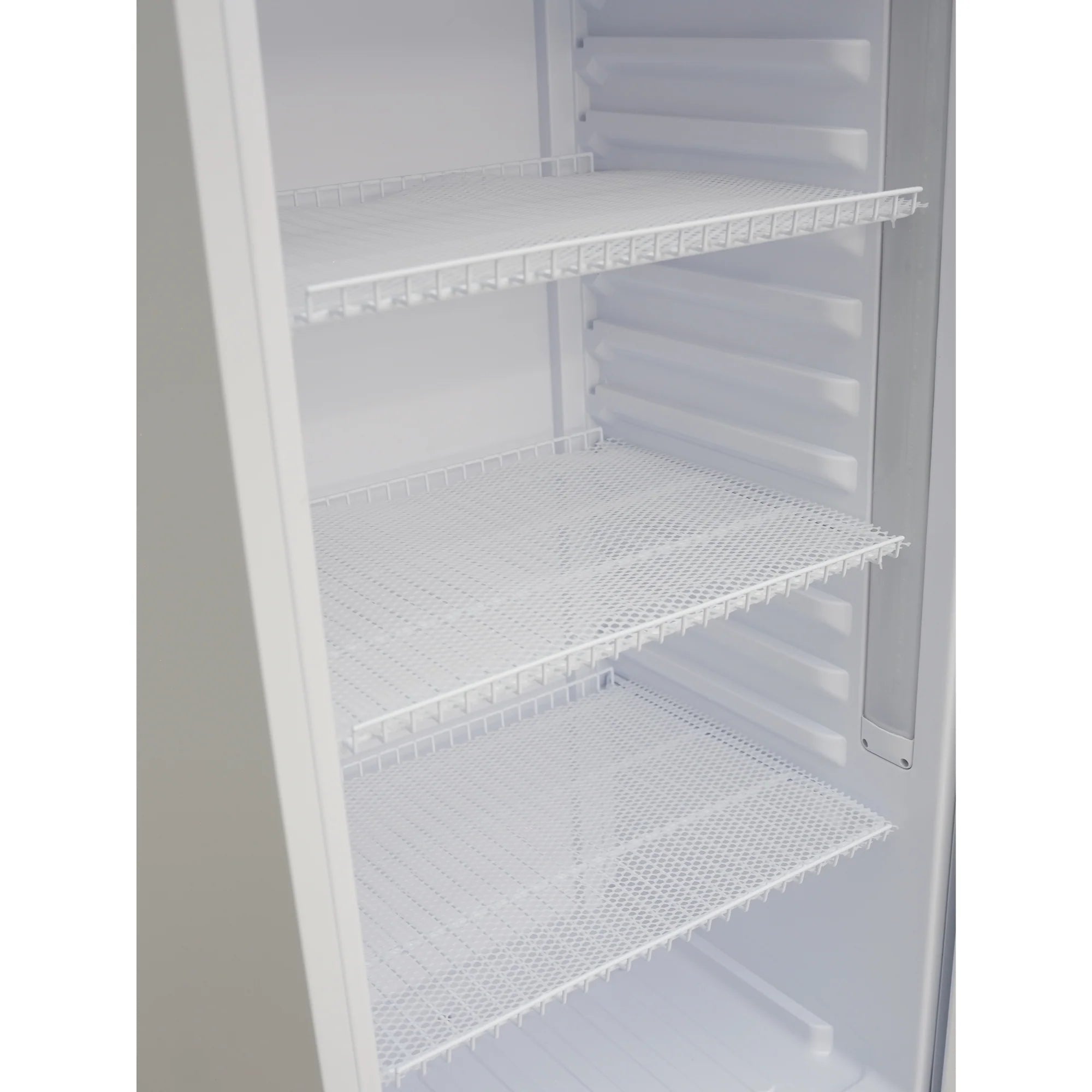 One-Door Commercial Merchandiser Refrigerator in White 24 in, 12 cu. ft.