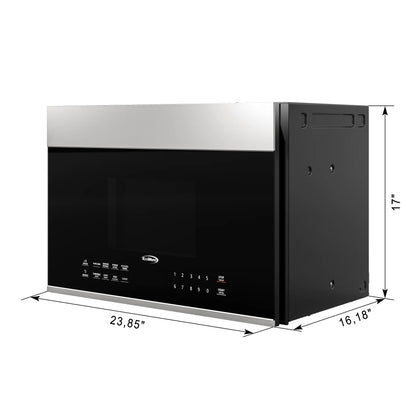 Over the Range Stainless Steel Microwave, 300 CFM, One Panel, 1.3 cu. ft.