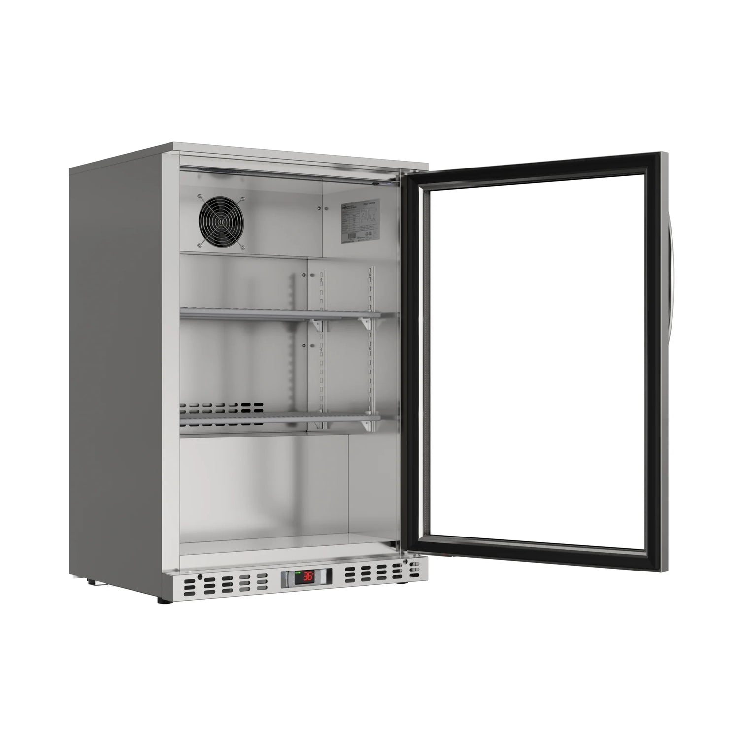 One-Door Back Bar Refrigerator - 4.1 Cu Ft. 24 In.