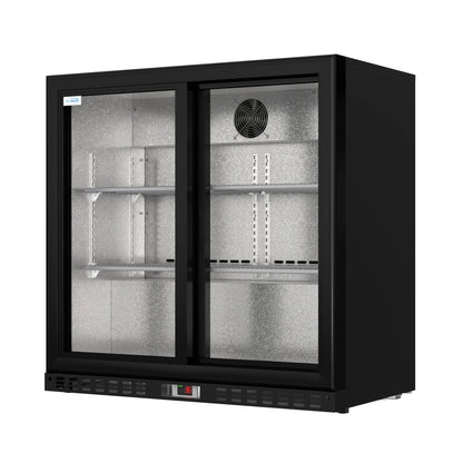 Two-Door Back Bar Refrigerator - 7.4 Cu Ft. 35 In.