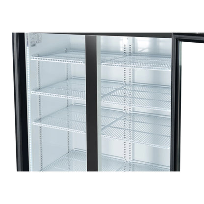 Two Glass Door Merchandiser Refrigerator 45 In, 35 Cu. Ft.