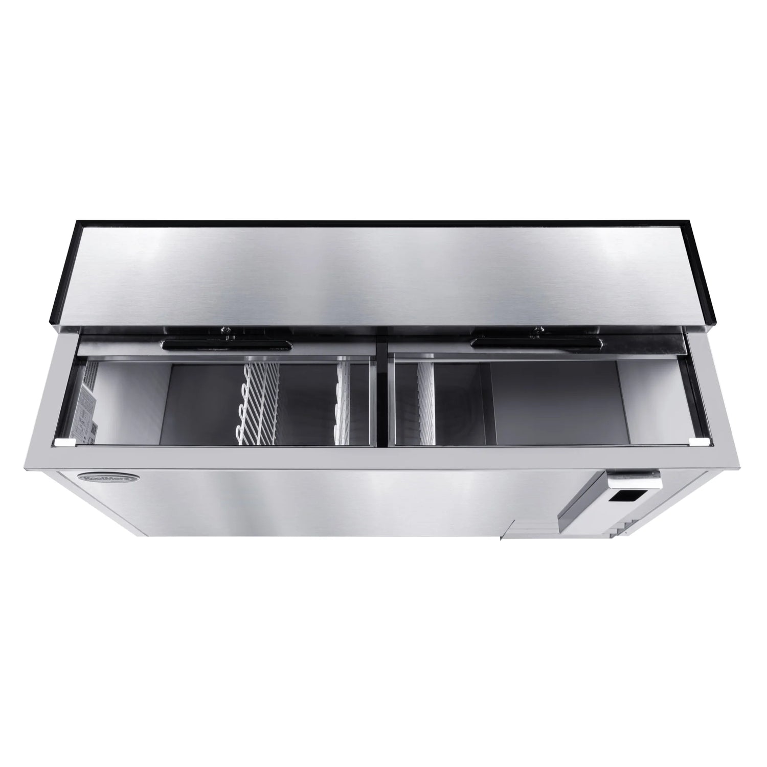 Commercial Bottle Cooler with Built-In Opener, ETL Listed, 19 cu. ft. 65 In.
