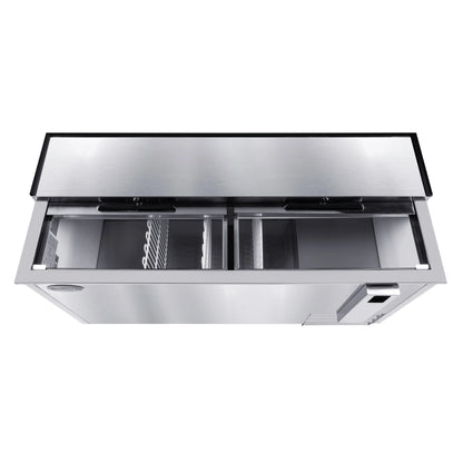 Commercial Bottle Cooler with Built-In Opener, ETL Listed, 19 cu. ft. 65 In.