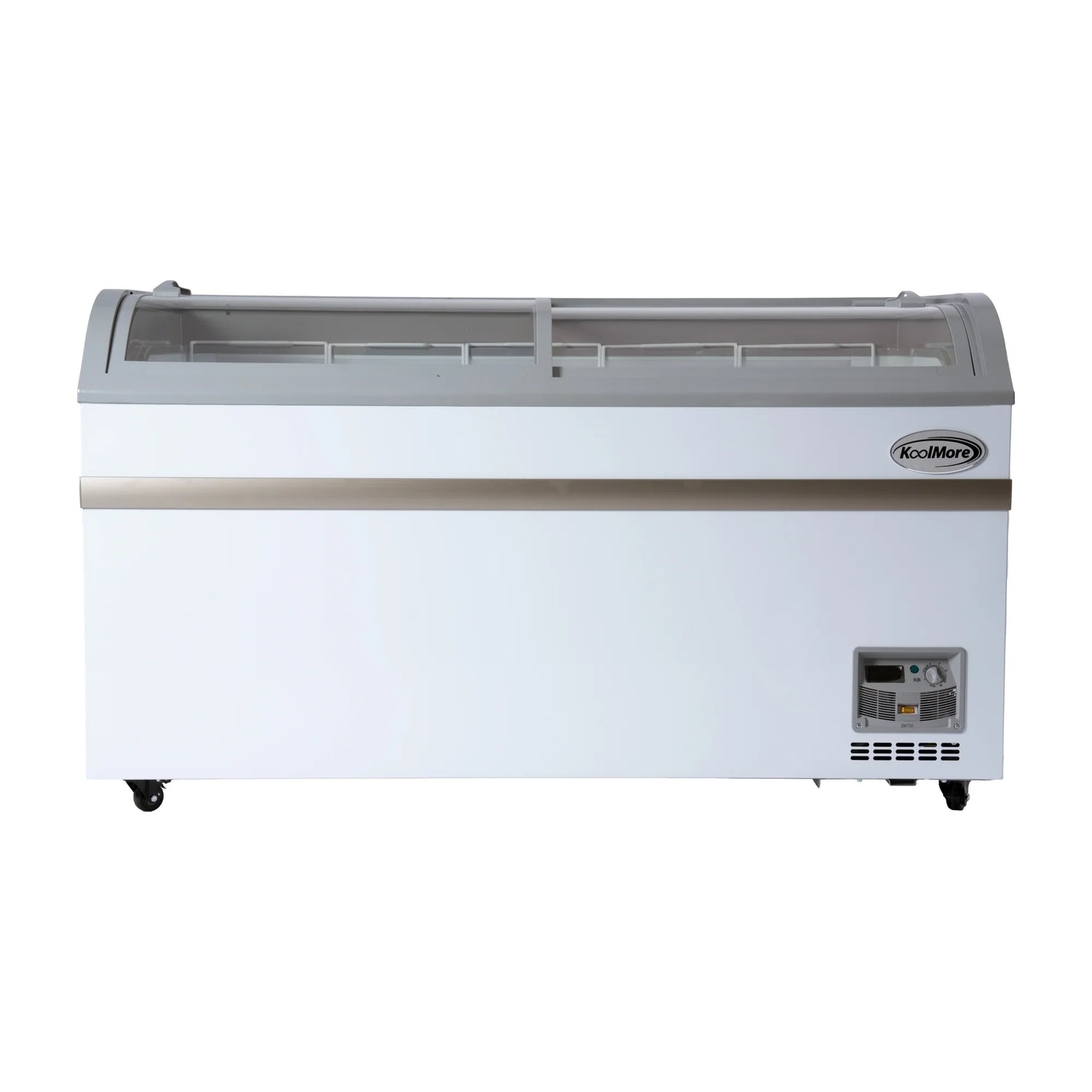 Manual Defrost Island Chest Freezer in White, 58 In. 14 cu. ft.