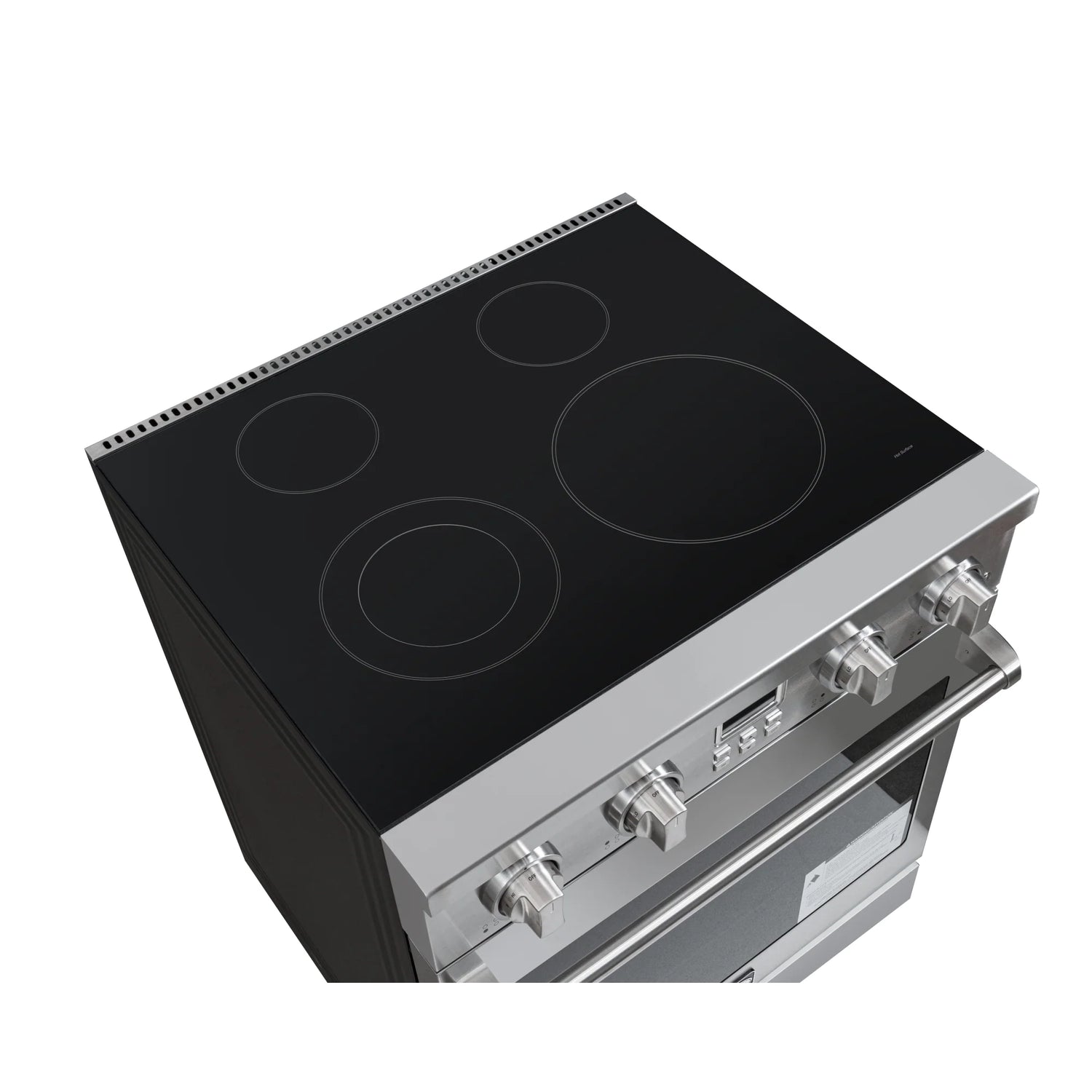 Professional Electric Range with 14900W of Power, 240V in Stainless-Steel, 30 In.