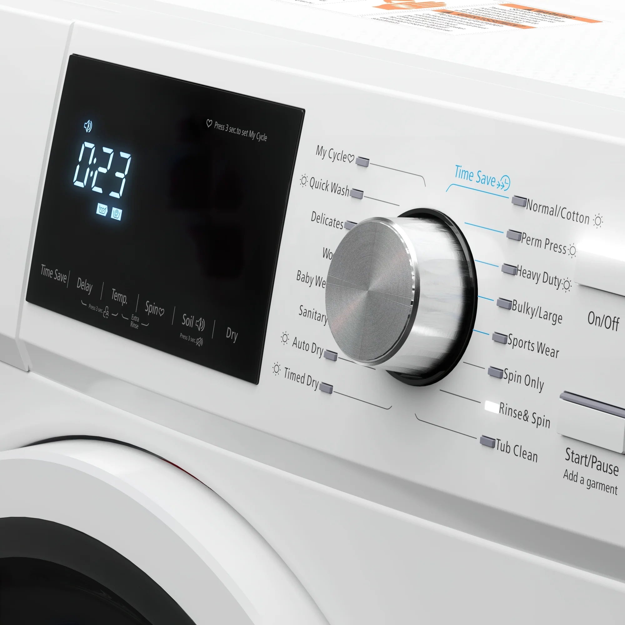 All-in-One Washer &amp; Dryer Combo in White 2.7 cu ft.