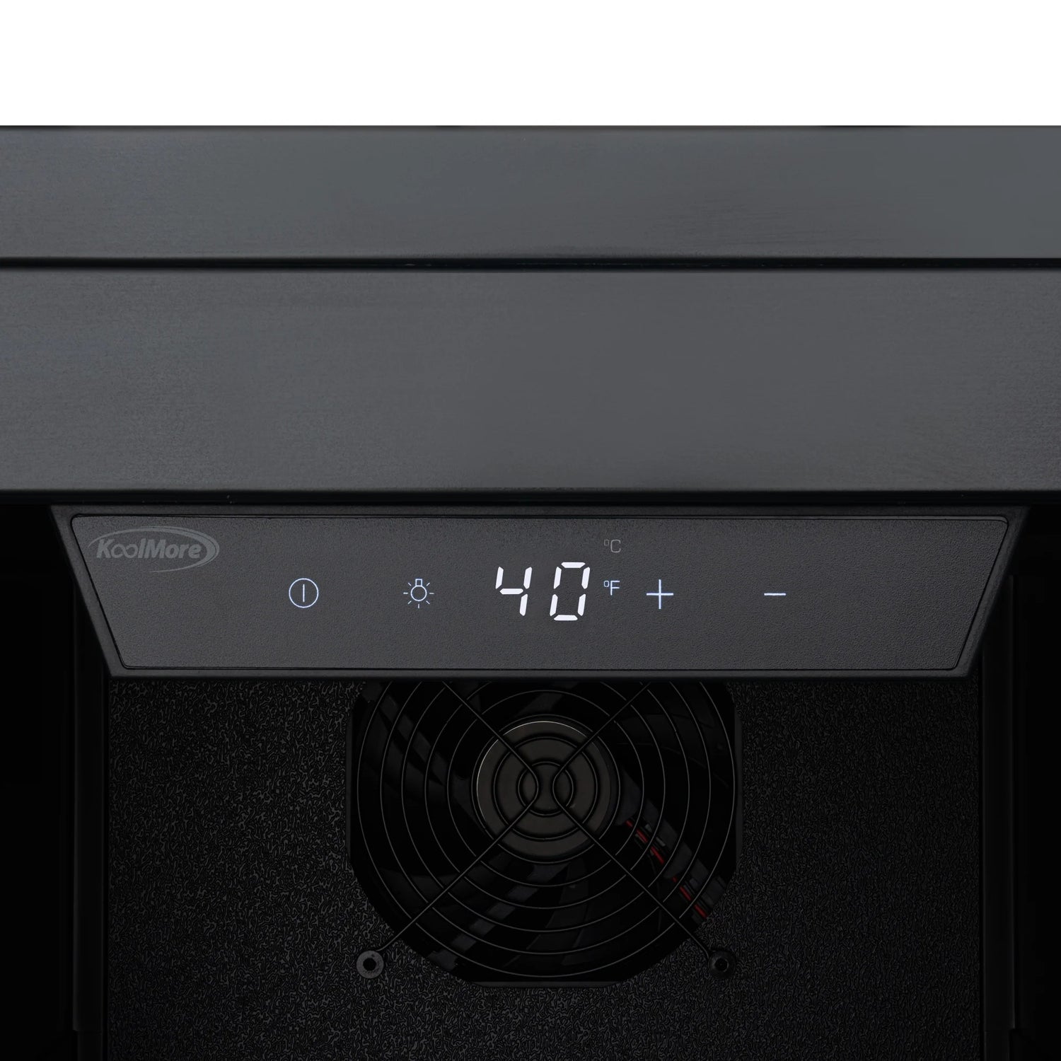 Built-In Panel Ready Undercounter Beverage Refrigerator, Compact with Digital Temperature Control, Glass Shelves, Security Lock, 15 In.