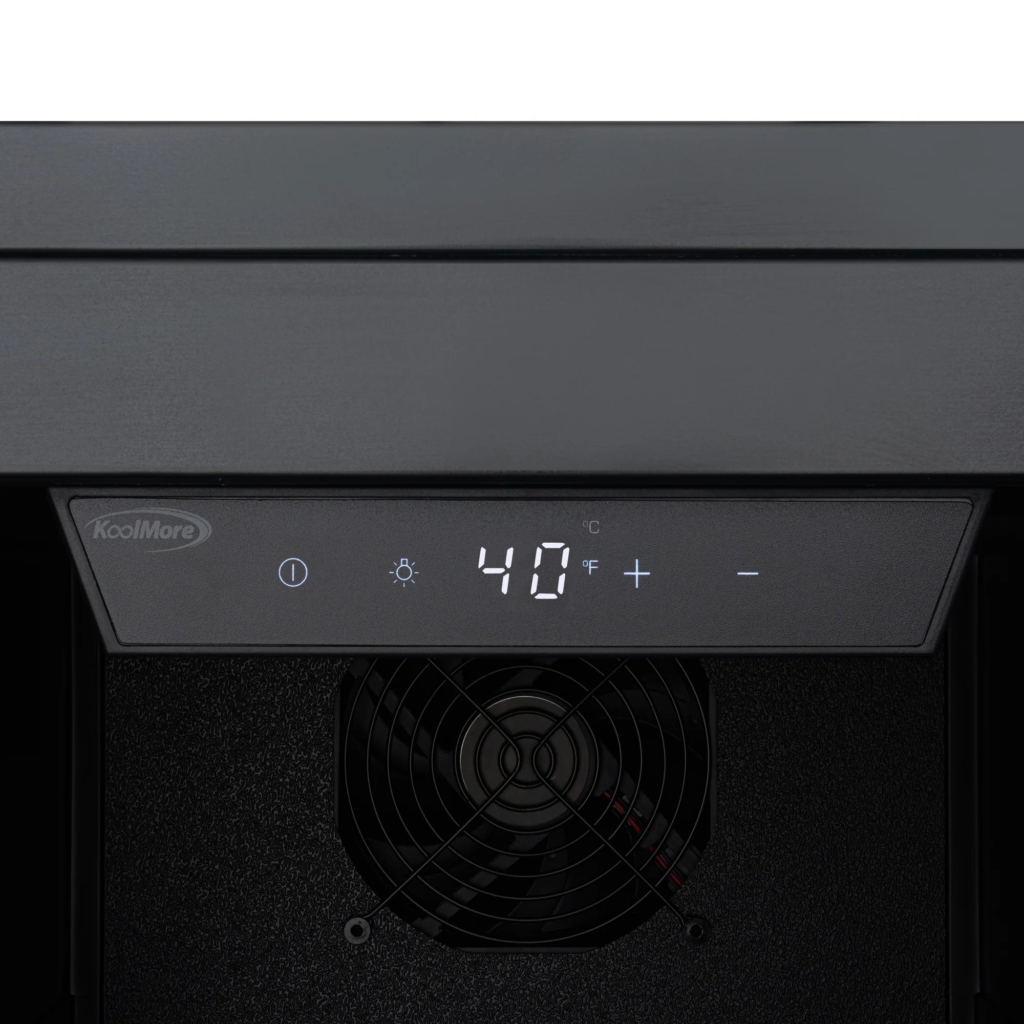 Built-In Panel Ready Undercounter Beverage Refrigerator, Compact with Digital Temperature Control, Glass Shelves, Security Lock, 15 In.
