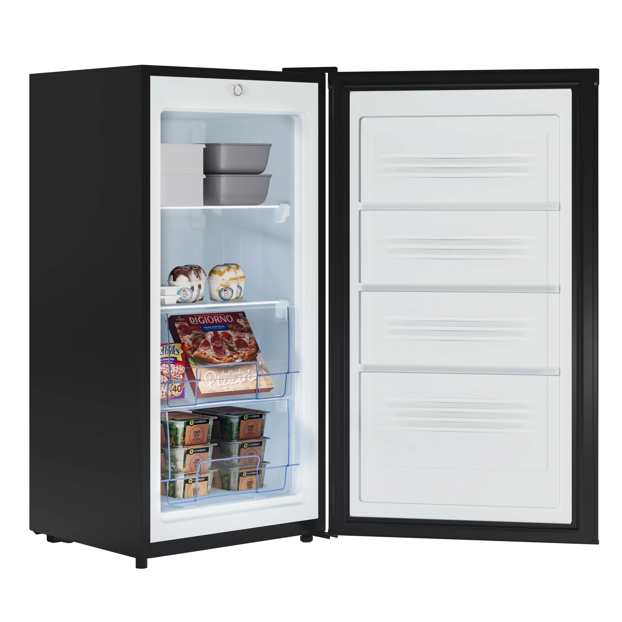 Convertible Refrigerator/Freezer 4.2 cu. ft. in Silver, 21 In.