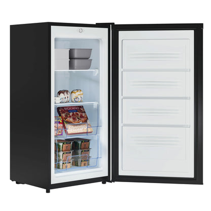 Convertible Refrigerator/Freezer 4.2 cu. ft. in Silver, 21 In.