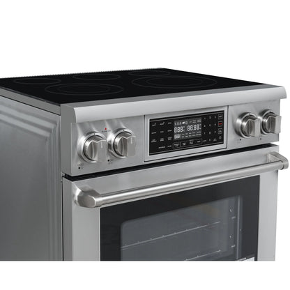 Electric Professional Range with Tilt Panel and Digital controls, Self-Cleaning, 16300W of Power, 240V in Stainless-Steel, 30 In.