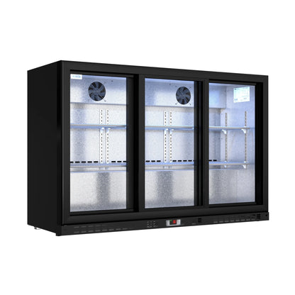 Three-Door Back Bar Refrigerator - 11.3 Cu Ft. 53 In.