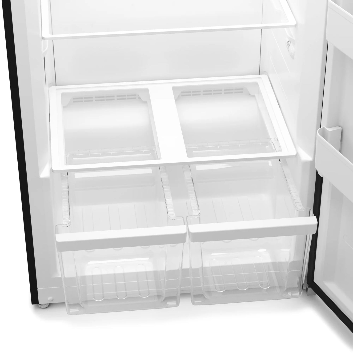 Upright Convertible Refrigerator/Freezer in Silver, 21 cu. ft.