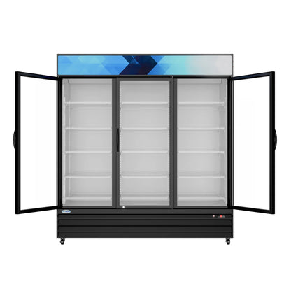 Three-Door Merchandiser Refrigerator 71 in, 56 Cu. Ft.