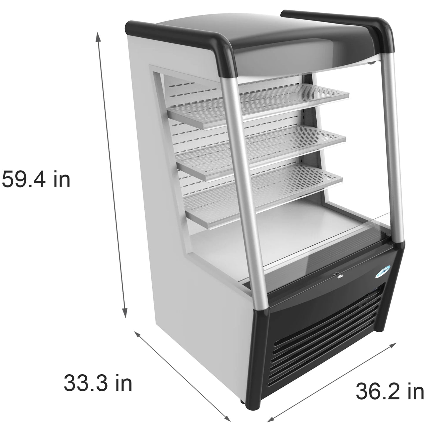 Open Air Grab and Go Refrigerator 36 in, 11.3 cu ft.