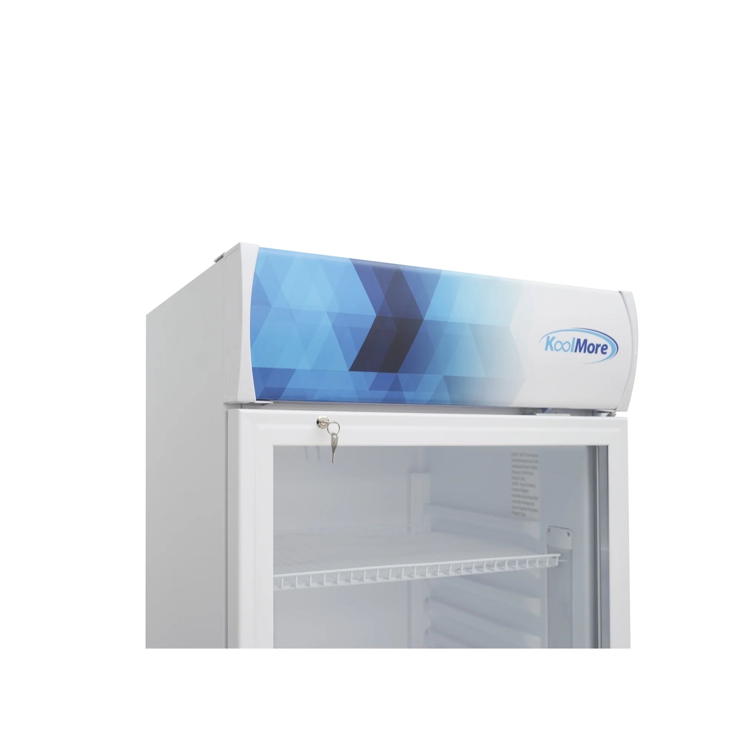One-Door Commercial Merchandiser Refrigerator in White 24 in, 12 cu. ft.