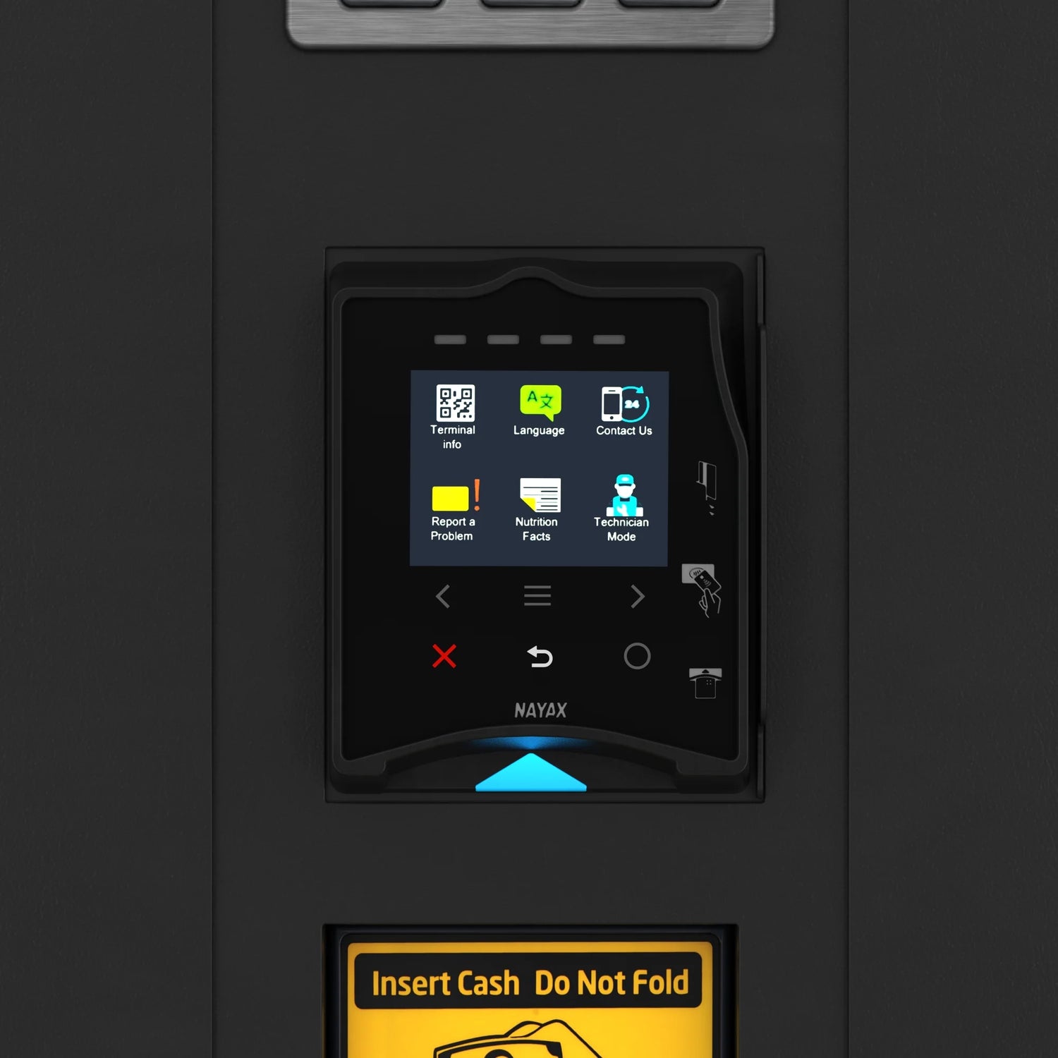 Refrigerated Snack Vending Machine with 48 Slots and Ample 49 in.Touch Display, Bill Acceptor, Credit Card Reader, Wifi, and 4G Connectivity in Black, 41 In.