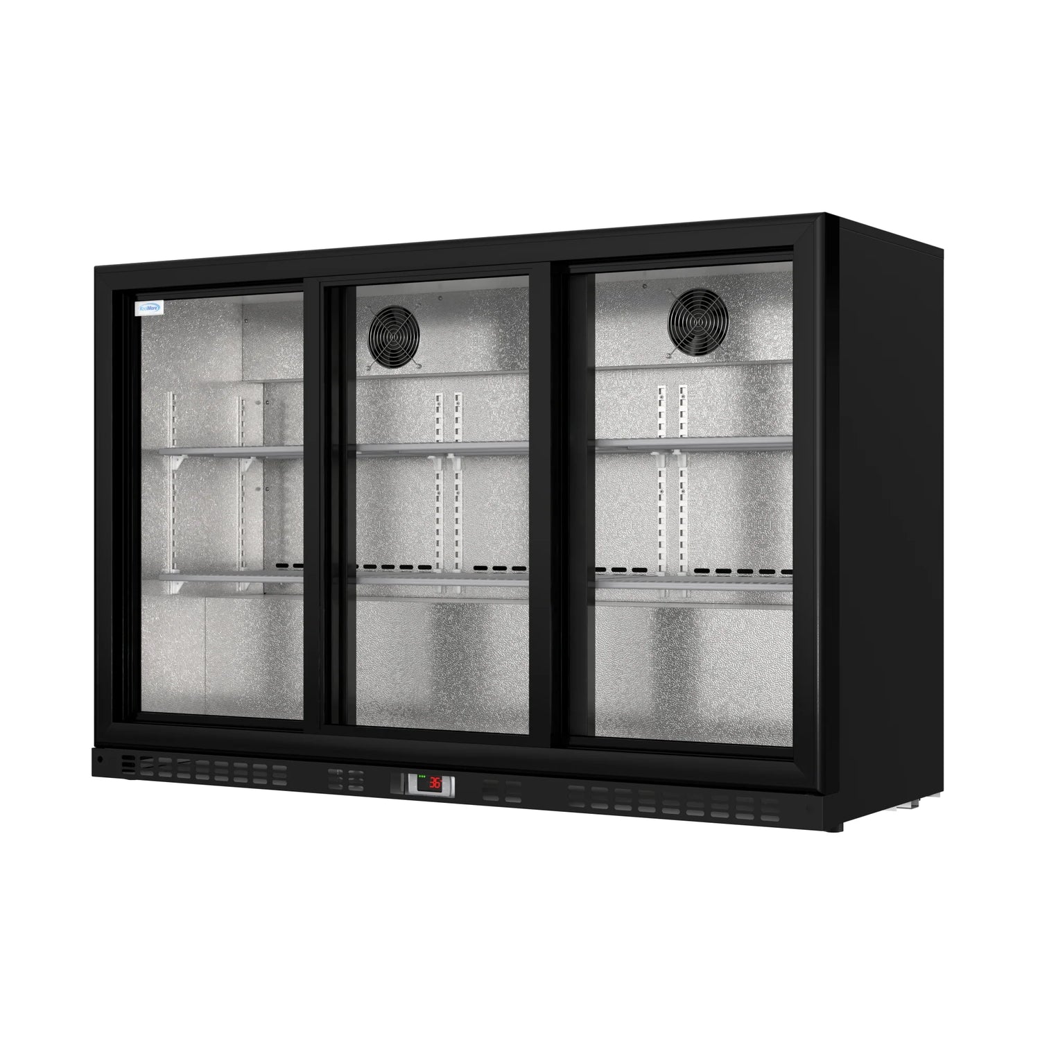 Three-Door Back Bar Refrigerator - 11.3 Cu Ft. 53 In.