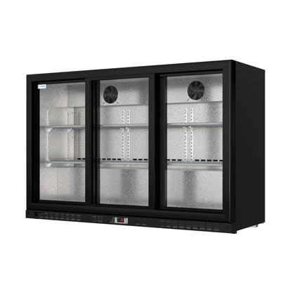 Three-Door Back Bar Refrigerator - 11.3 Cu Ft. 53 In.