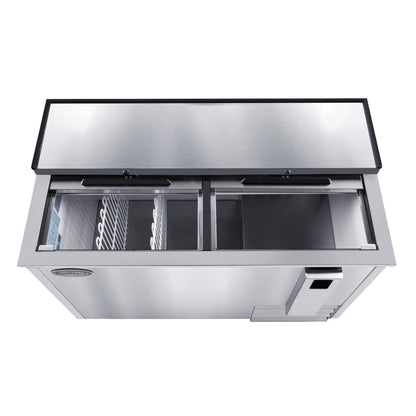 Commercial Bottle Cooler with Built-In Opener, ETL Listed, 14 cu. ft. 50 In.