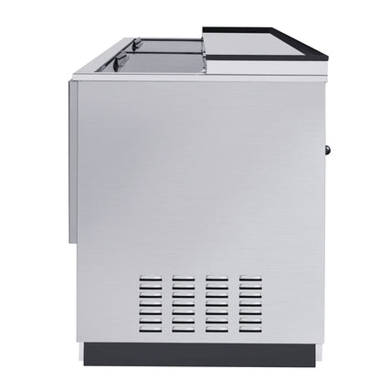 Commercial Bottle Cooler with Built-In Opener, ETL Listed, 19 cu. ft. 65 In.