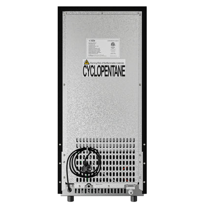 Stainless-Steel Built-In/Free-Standing Ice Maker, 75lbs/24h, 15 In.