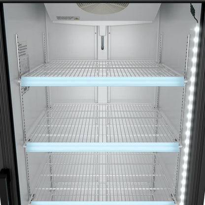 One-Door Merchandiser Refrigerator 28 in, 23 Cu Ft.