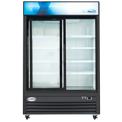 Two-Door Merchandiser Refrigerator 53in, 45 cu ft.