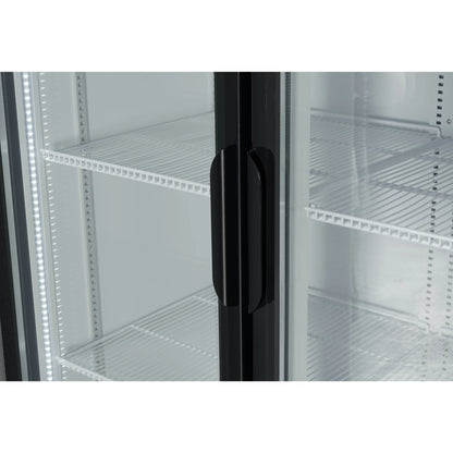 Two Glass Door Merchandiser Refrigerator 45 In, 35 Cu. Ft.