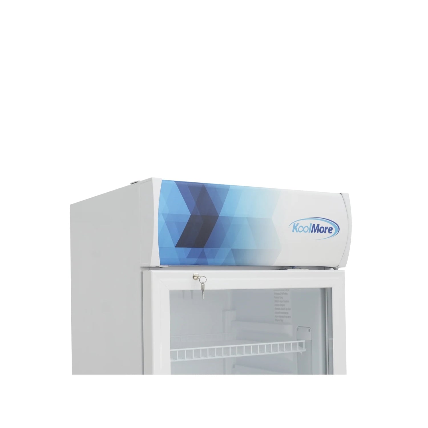 One-Door Commercial Merchandiser Refrigerator in White, 22 in 9 cu. ft.