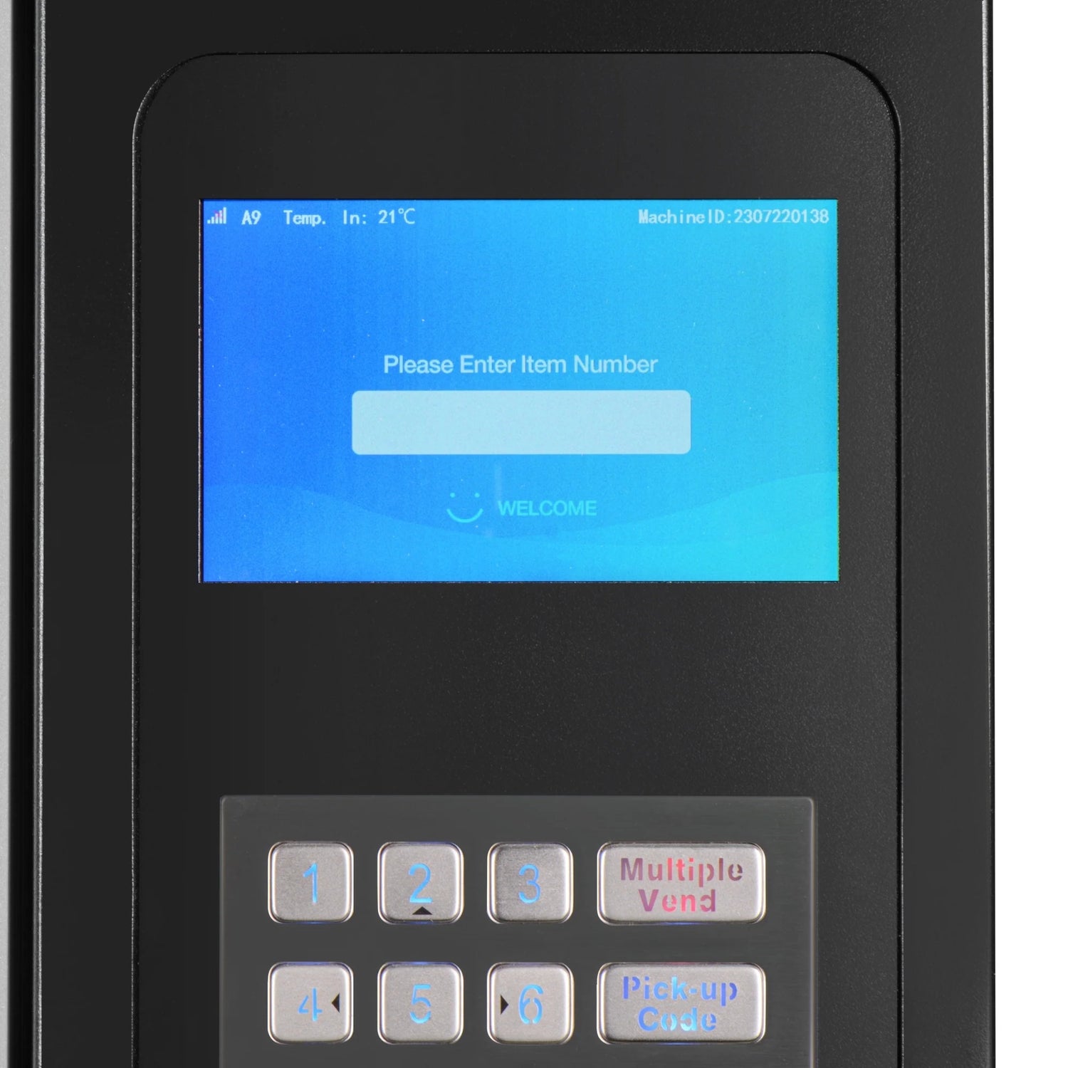Refrigerated Snack and Drink Vending Machine with 60 Slots in Black