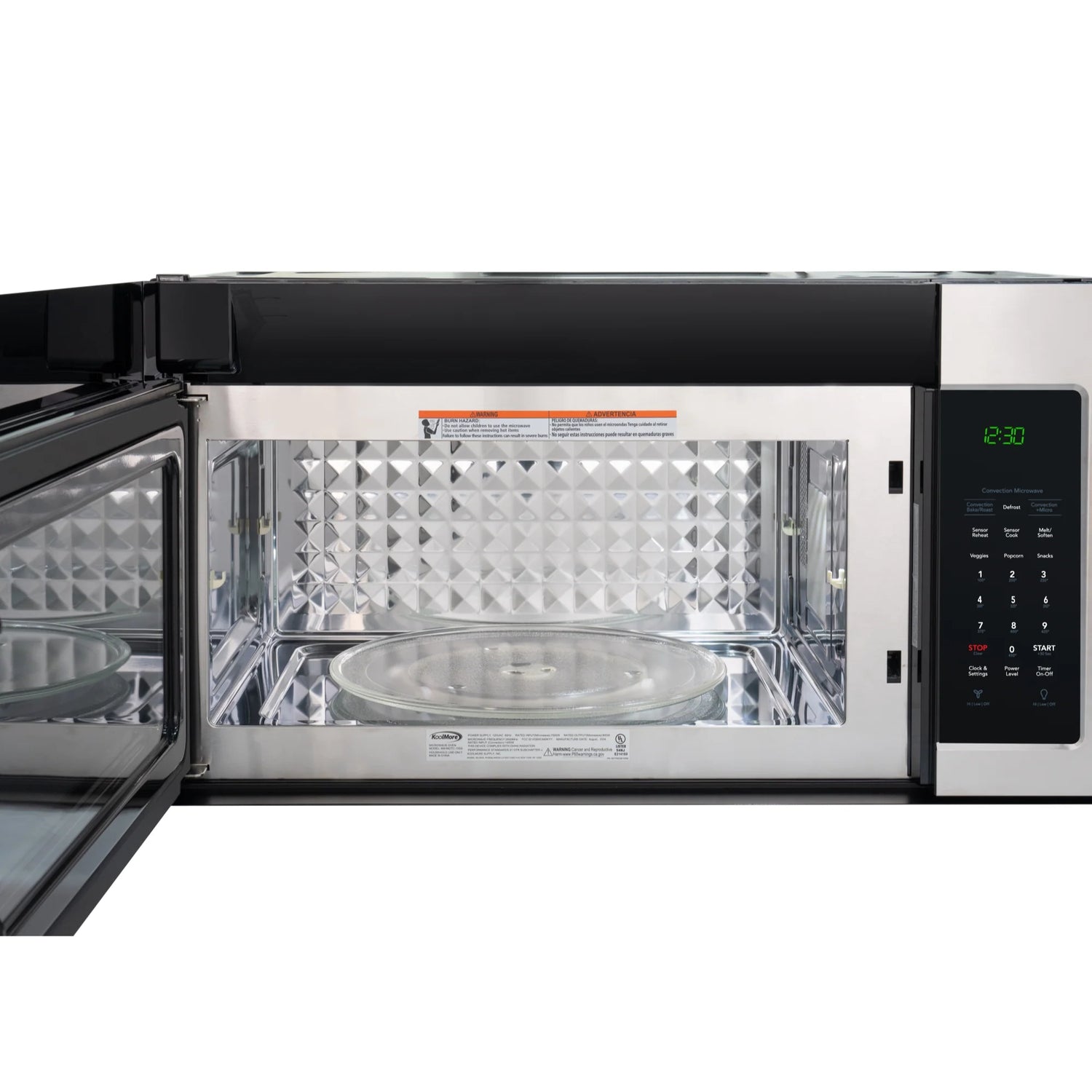 Over-the-Range Convection Microwave Oven in Black, 30 in. 1.5 cu.ft