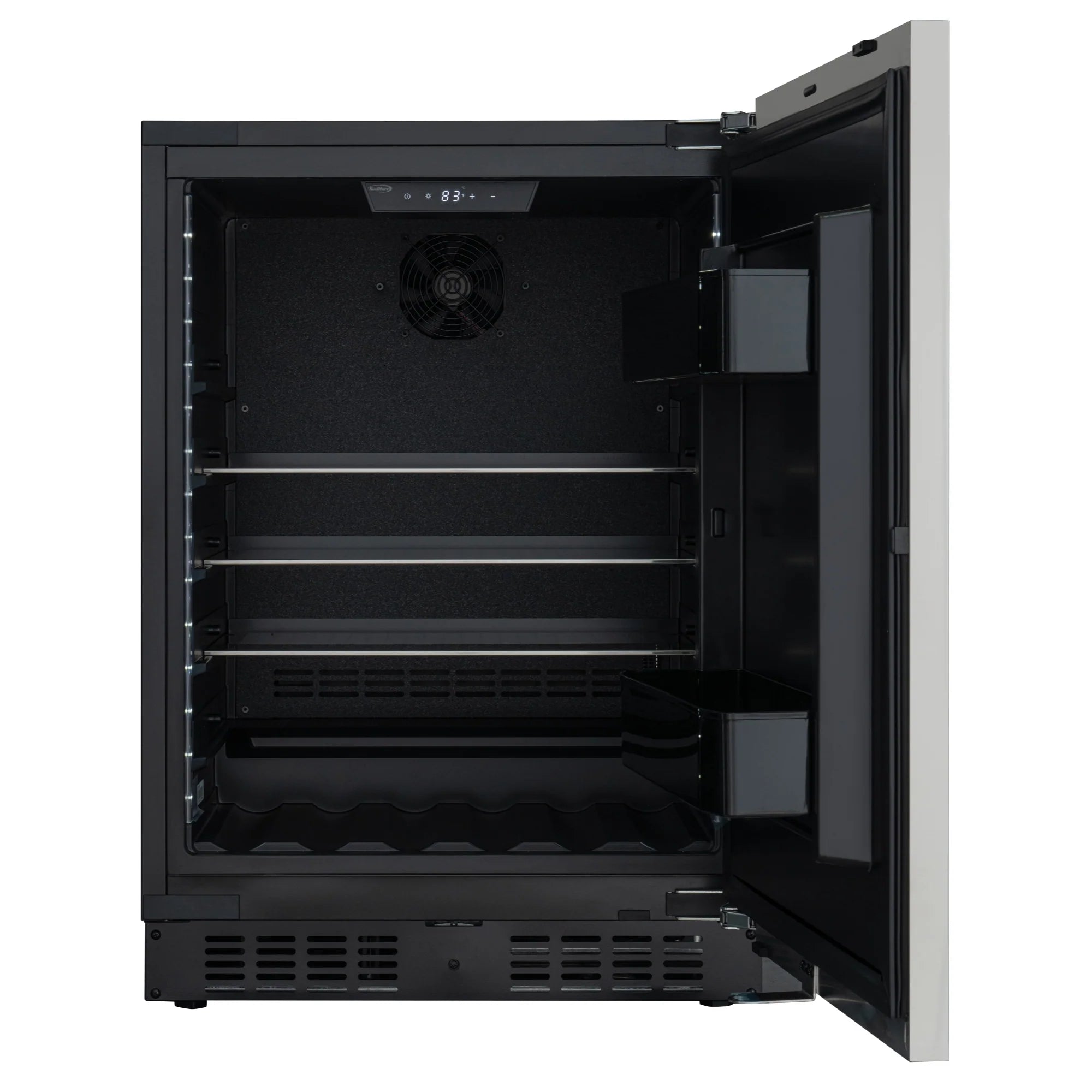 Panel Ready Compact Refrigerator, 5 cu. ft. in Black, 24 In.