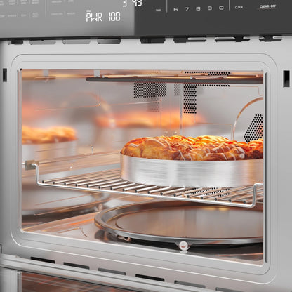 Stainless Steel Convection Oven with Microwave, 24 In.