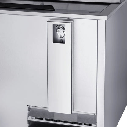 Commercial Bottle Cooler with Built-In Opener, ETL Listed, 9 cu. ft. 36 In.