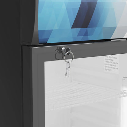 One-Door Merchandiser Refrigerator 22 in, 9 Cu Ft.