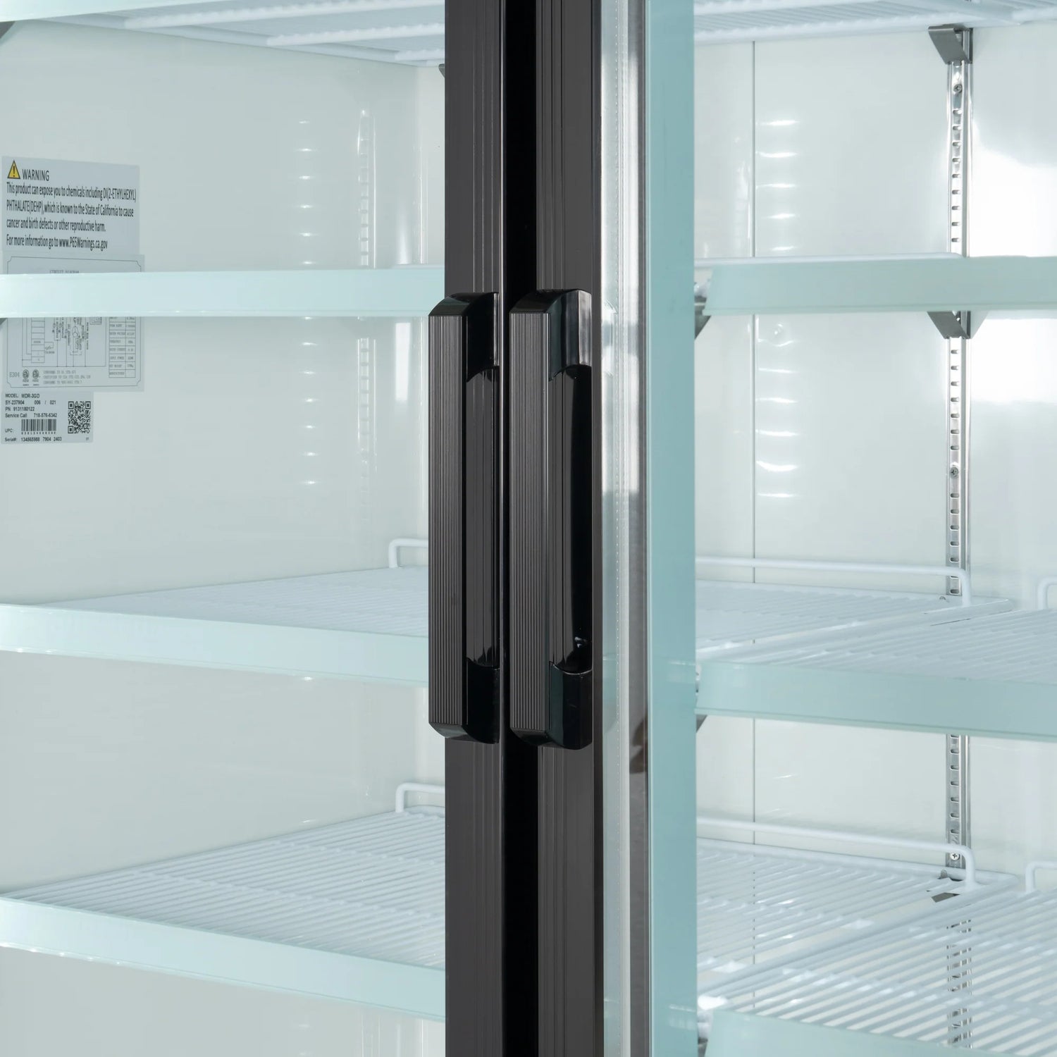 Three-Door Merchandiser Refrigerator 78 in, 53 cu ft