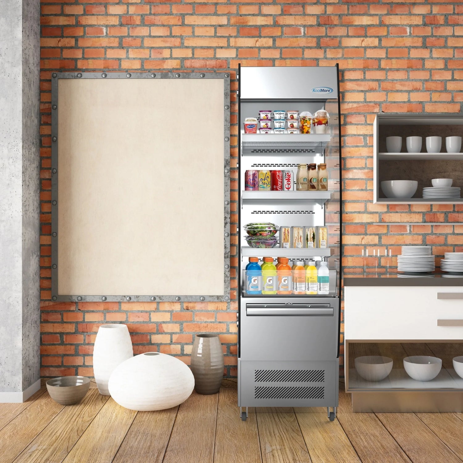 Open Air Grab and Go Refrigerator 26 in, 7.7 cu ft.