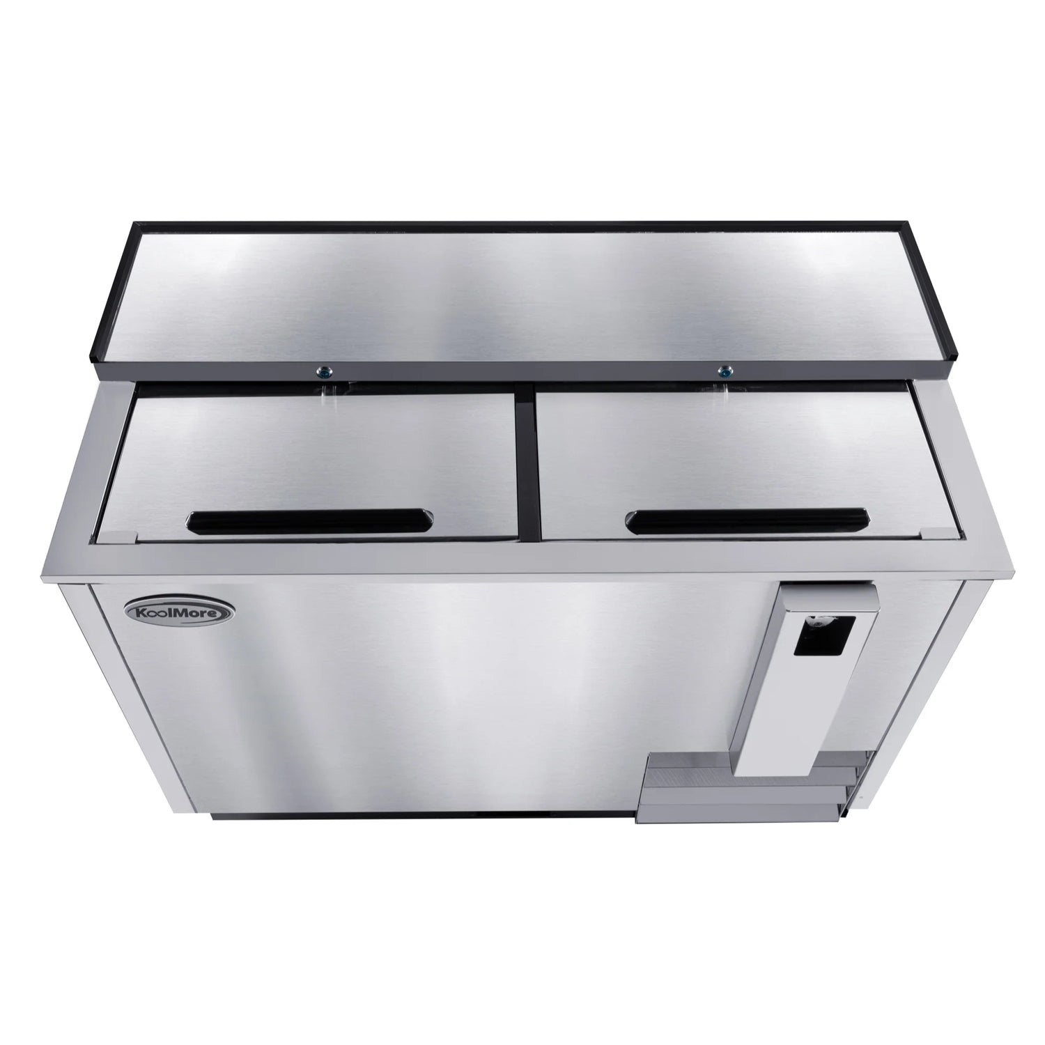 Commercial Bottle Cooler with Built-In Opener, ETL Listed, 14 cu. ft. 50 In.