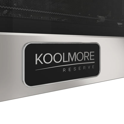 KoolMore Reserve 24 in. Built-In Microwave Convection Oven with Air Fry, 3-in-1 Combo, Sensor Cook, Soft-Close Door, 1.6 cu. ft. in Stainless Steel