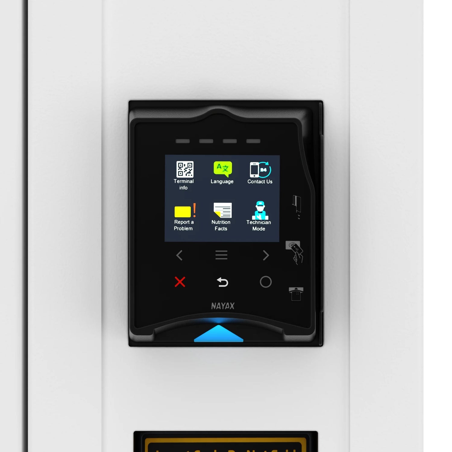 Commercial Freezer Ice Cream Vending Machine with 44 Slots, Ample 49 in. Touch Display, Bill Acceptor and Credit Card Reader in White, 45 In.
