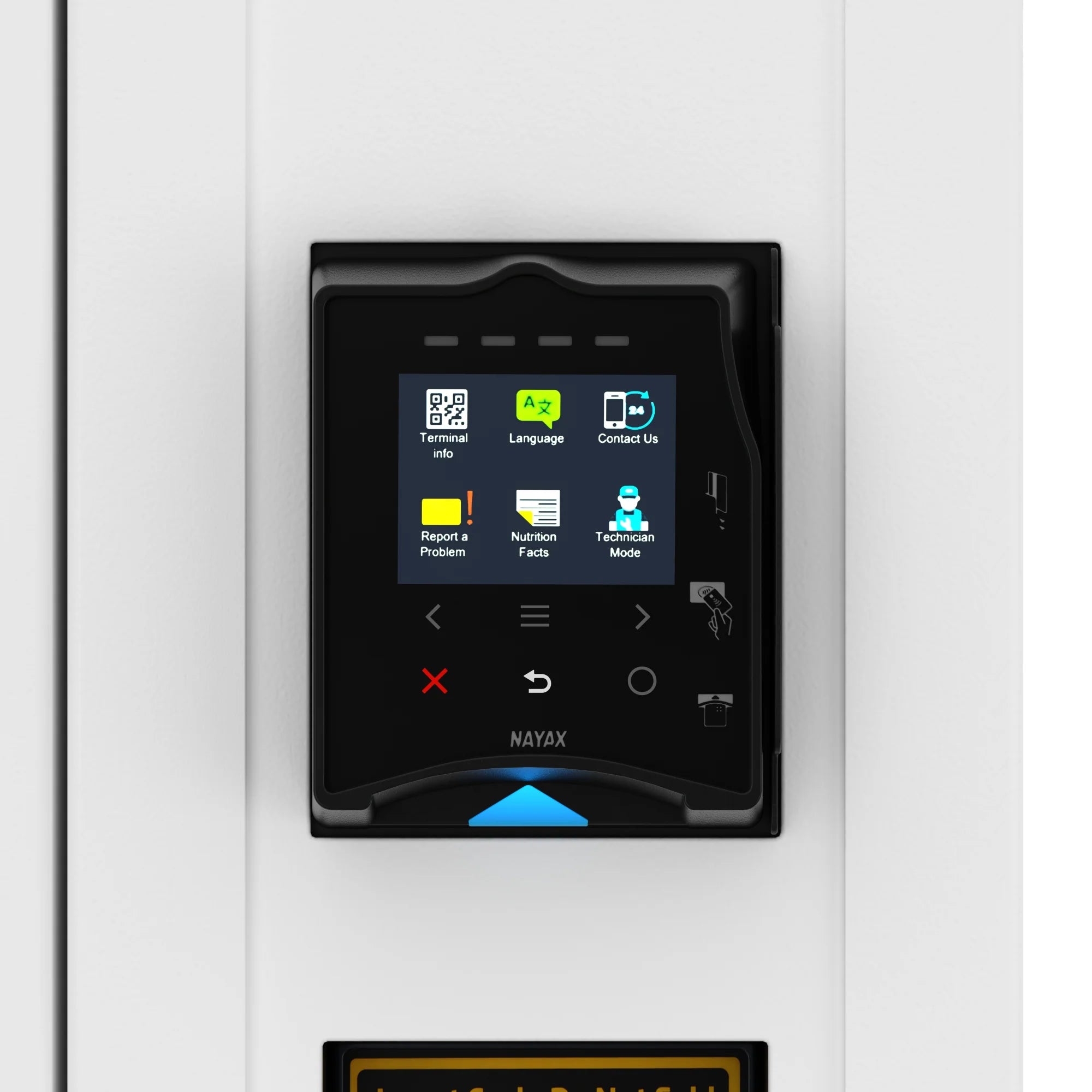 Commercial Freezer Ice Cream Vending Machine with 44 Slots, Ample 49 in. Touch Display, Bill Acceptor and Credit Card Reader in White, 45 In.