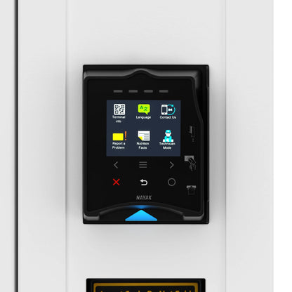 Commercial Freezer Ice Cream Vending Machine with 44 Slots, Ample 49 in. Touch Display, Bill Acceptor and Credit Card Reader in White, 45 In.