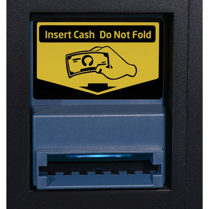 Refrigerated Snack and Drink Vending Machine with 60 Slots and 22 Inch Touch Screen in Black