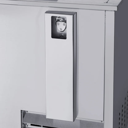 Commercial Bottle Cooler with Built-In Opener, ETL Listed, 19 cu. ft. 65 In.