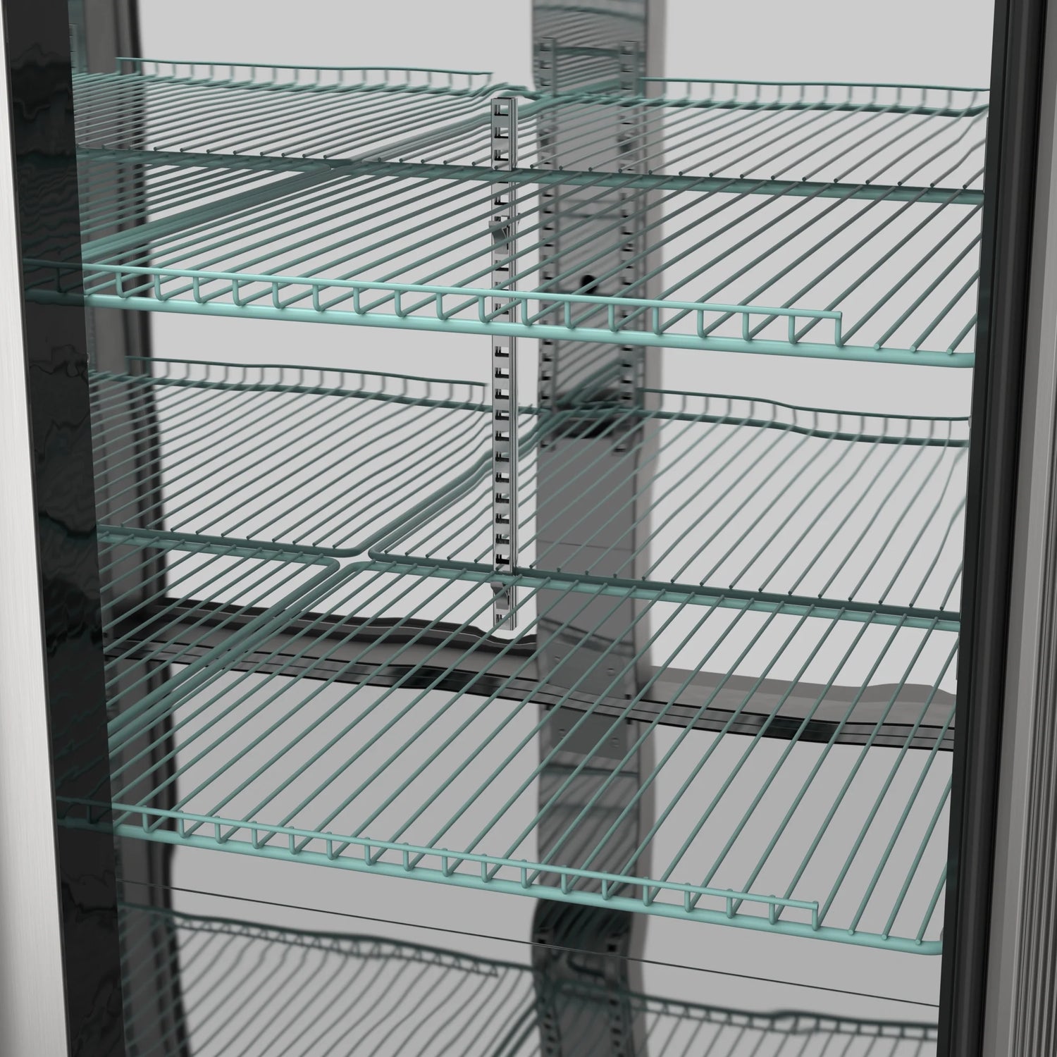 72" 3-Door Back Bar Cooler – 18 Cu. Ft LED Fridge