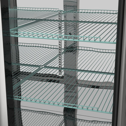 72" 3-Door Back Bar Cooler – 18 Cu. Ft LED Fridge
