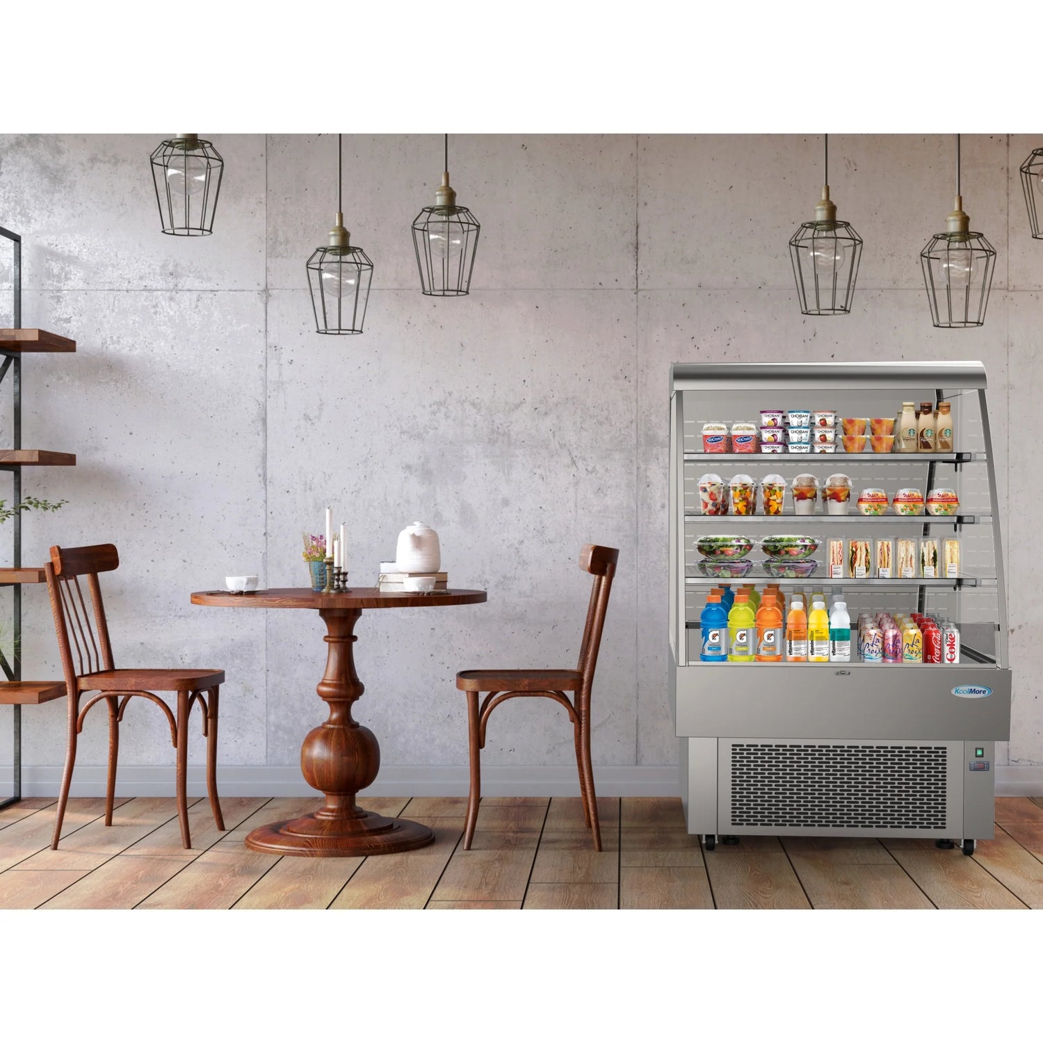 Open Air Grab and Go Refrigerator 35 in, 13.4 cu ft.