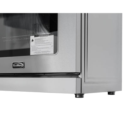 Electric Professional Range with Tilt Panel and Digital controls, Self-Cleaning, 16300W of Power, 240V in Stainless-Steel, 36 In.
