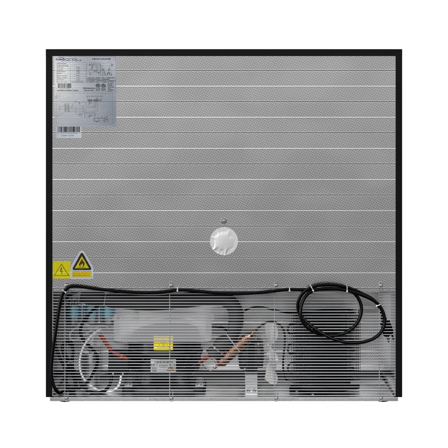 Two-Door Back Bar Refrigerator - 7.4 Cu Ft. 35 In.